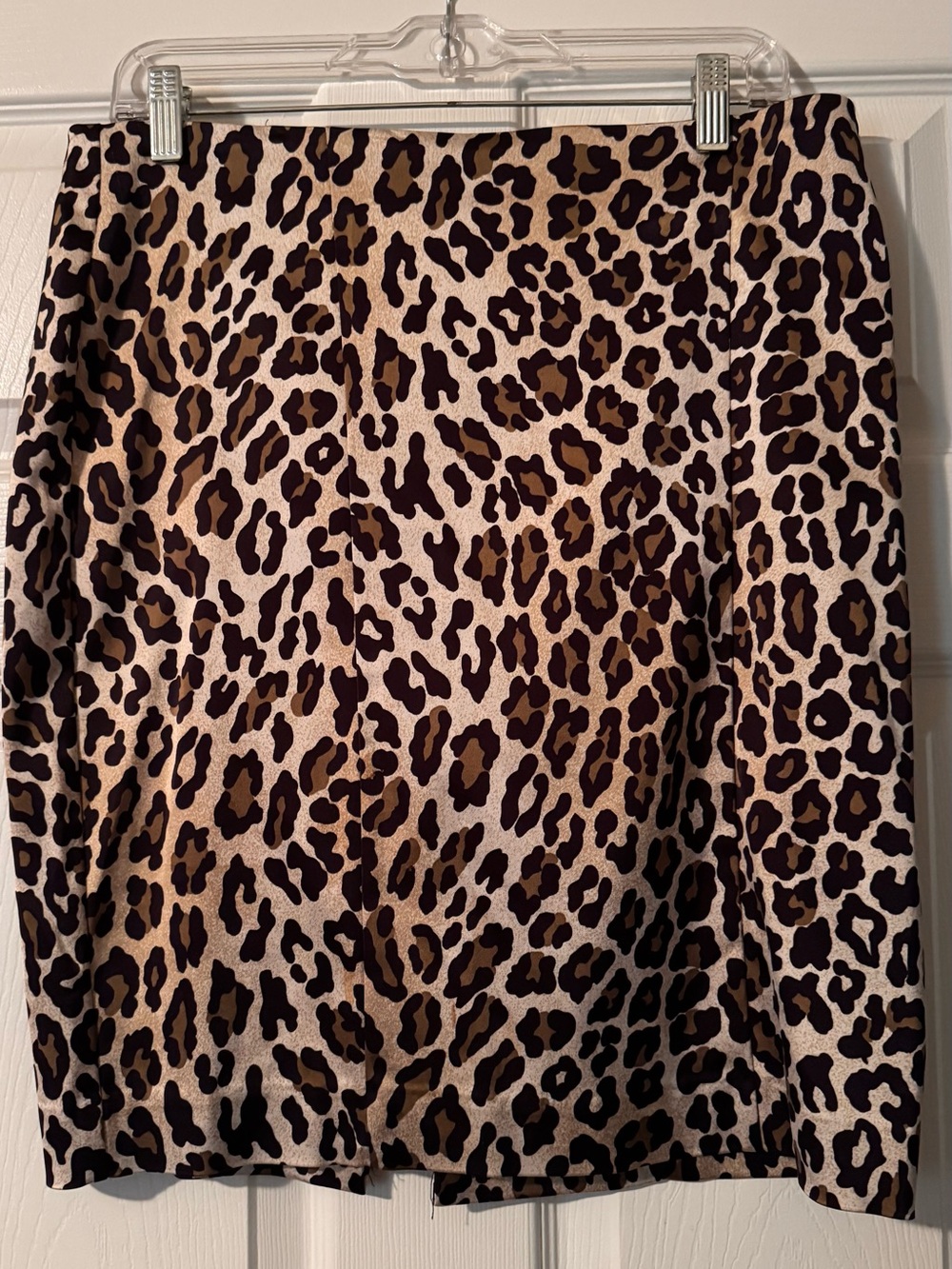 Cache Leopard Print  Skirt in Brown and Tan